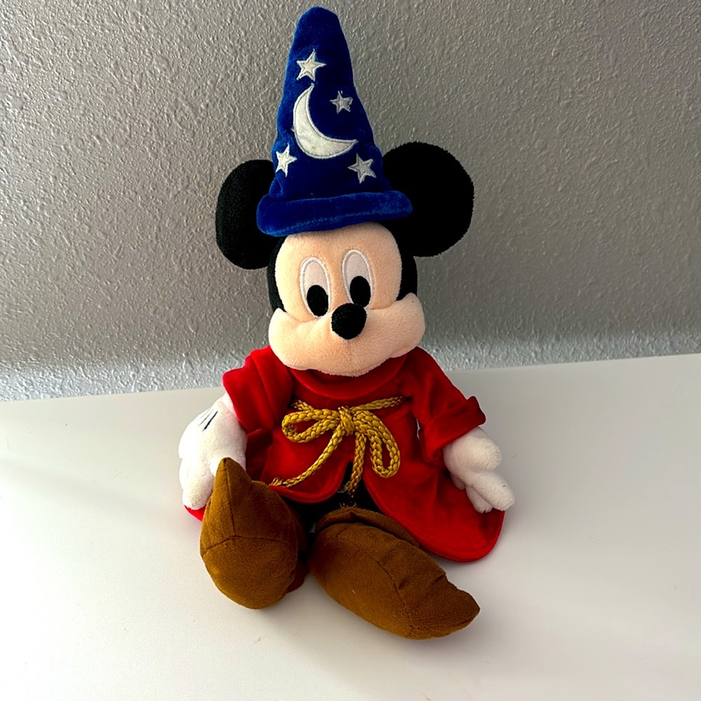 Disney Sorcerer Mickey Mouse Plush - Fantasia - Picture 3 of 5
